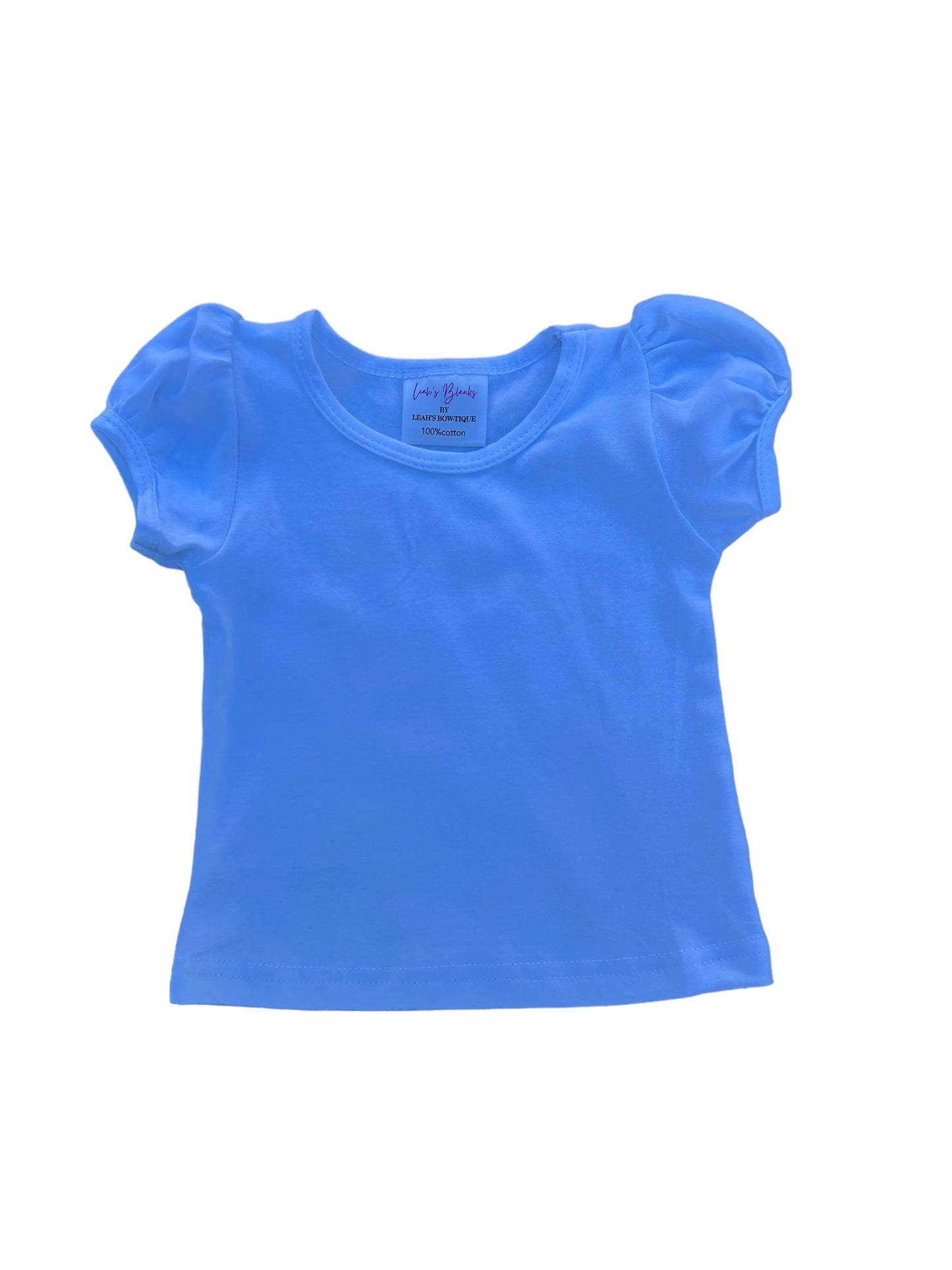 White Girls Puff Sleeve Shirt