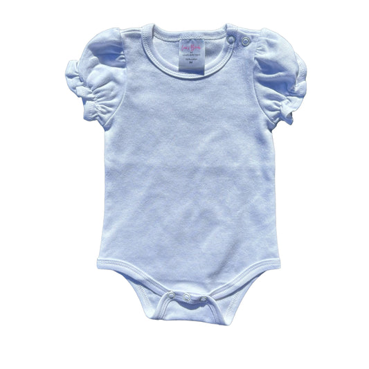 Girls Short Sleeve Ruffle Bodysuit