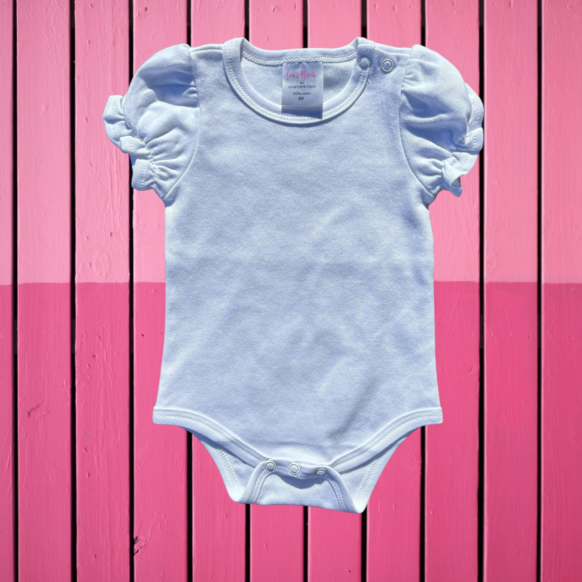 Girls Short Sleeve Ruffle Bodysuit